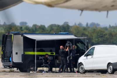 Image for German minister warns of daily 'hybrid warfare' after suspected drone attack