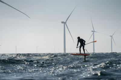 Image for Hydrofoiling 123 km from Denmark to Sweden