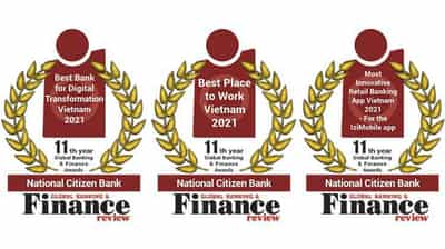 Image for National Citizen Bank honored with awards in the 2021 in the Global Banking &amp; Finance Awards®