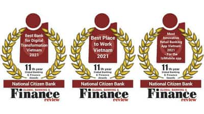 Image for National Citizen Bank honored with awards in the 2021 in the Global Banking &amp; Finance Awards®