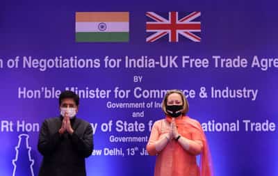Image for Britain and India clinch landmark trade deal
