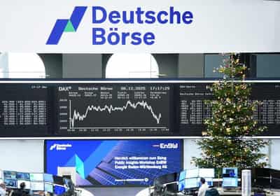 Image for Europe stocks hit another record close as banks, miners lead