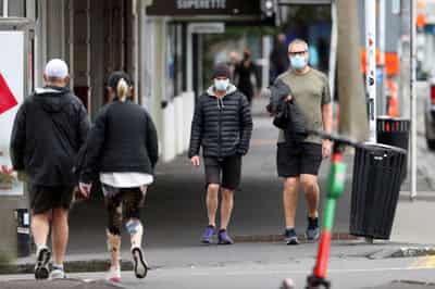 Image for New Zealanders venture out as COVID-19 curbs eased in most regions