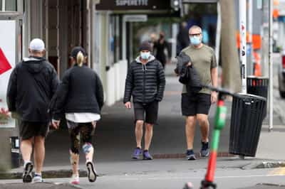 Image for New Zealanders venture out as COVID-19 curbs eased in most regions