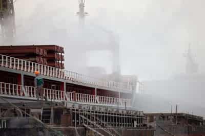 Image for Grain ship’s departure from Ukrainian port delayed due to bad weather- Turkish ministry