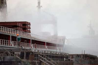 Image for Grain ship’s departure from Ukrainian port delayed due to bad weather- Turkish ministry