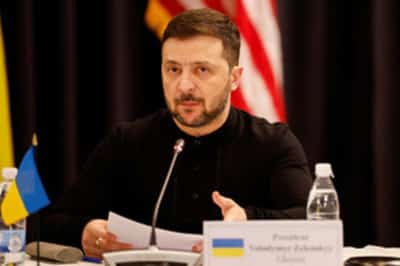 Image for Zelenskiy hails opportunity for a just peace in congratulations to Trump