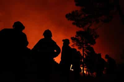Image for Portugal, Spain fight wave of wildfires