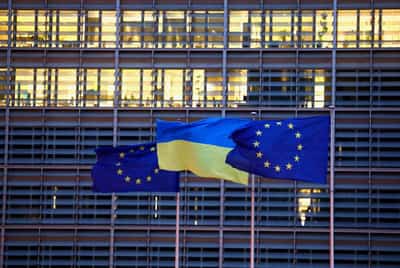 Image for EU leaders agree on defence surge, support Zelenskiy after US aid freeze