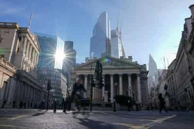 Image for Wall Street stocks rise, sterling regains some ground