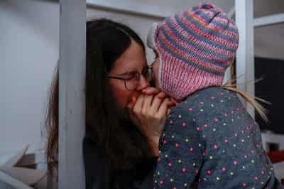 Image for Children in Ukraine risk hypothermia after Russian attacks, aid groups say