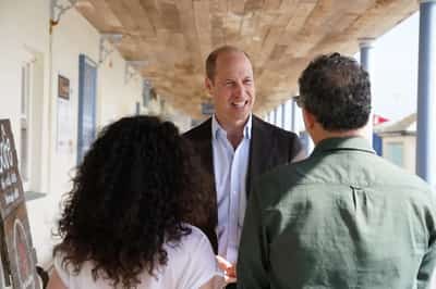 Image for Britain’s Prince William says wife Kate is ‘doing well’