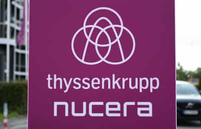 Image for Thyssenkrupp Nucera's second-quarter net loss widens