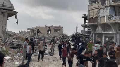 Image for Israeli fire kills two in Gaza, Hamas clashes with Israeli-backed militia