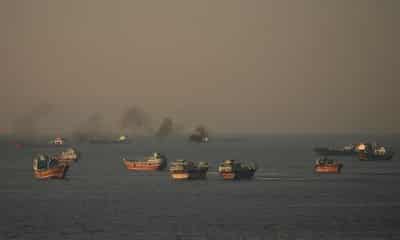 Image for First tankers cross strait after Iran deal; Israeli strikes stir doubt in Lebanon