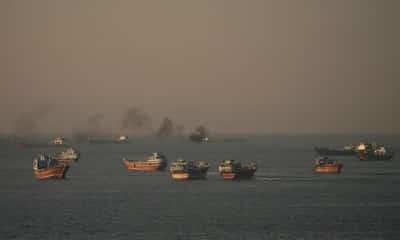 Image for First tankers cross strait after Iran deal; Israeli strikes stir doubt in Lebanon