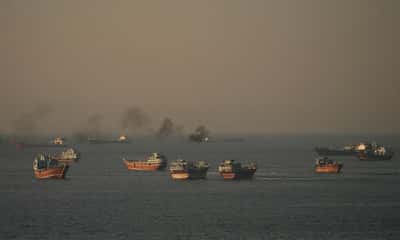 Image for First tankers cross strait after Iran deal; Israeli strikes stir doubt in Lebanon