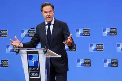 Image for Allies filling gaps in NATO crisis forces left by US, Rutte says