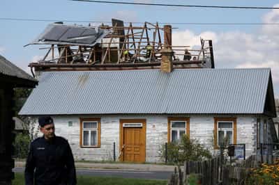 Image for Polish missile likely hit house during Russian drone incursion, says minister