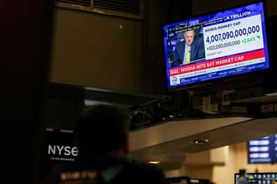 Image for Trading Day: Nvidia becomes first $4 trillion stock