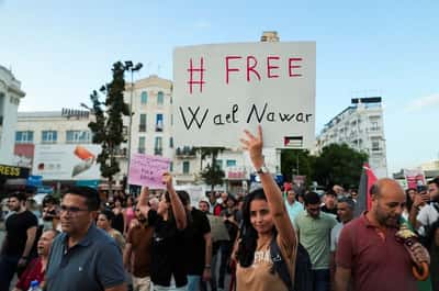 Image for A Tunisian activist's journey from Gaza flotilla hero to jailed hunger striker