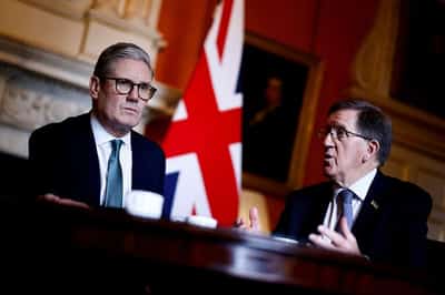 Image for Ex-NATO chief says UK may get 'frosty' Ankara welcome in absence of 3.5% plan