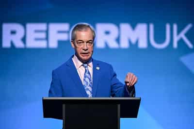 Image for Reform UK's Nigel Farage invests in bitcoin-buying company