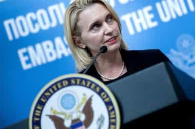 Image for Former US ambassador to Ukraine says she resigned because of Trump's foreign policy