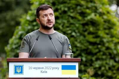 Image for Britain’s Boris Johnson meets Zelenskiy on surprise Kyiv trip