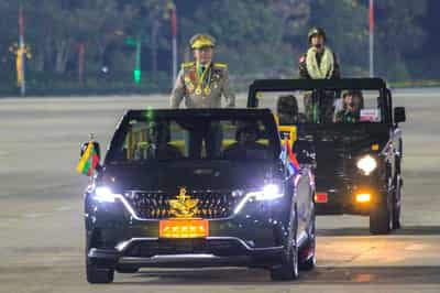 Image for Myanmar's junta chief set for parliamentary vote on presidential bid