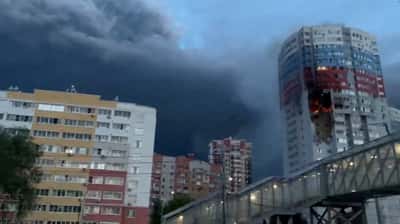 Image for Ukrainian drone attack kills three in Russia's Ryazan, hits residences, industry