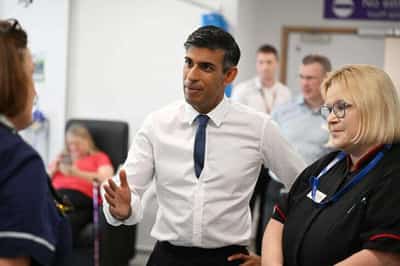 Image for British PM Sunak says he has failed on key healthcare pledge