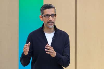 Image for Pichai pushes back on claims Google is losing ground in AI race