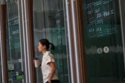 Image for Asian shares slump on chipmaker drag, bonds cheer cooler inflation