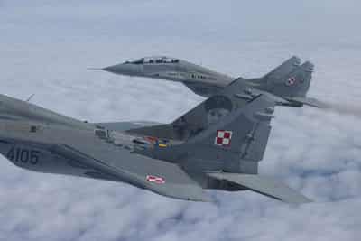 Image for Poland could give Ukraine MiG jets in swap for drone tech