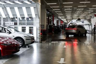 Image for Tesla's China-made EV sales quicken in September