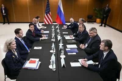 Image for Kremlin signals before Lavrov-Rubio meeting that its stance on Ukraine peace talks remains unchanged