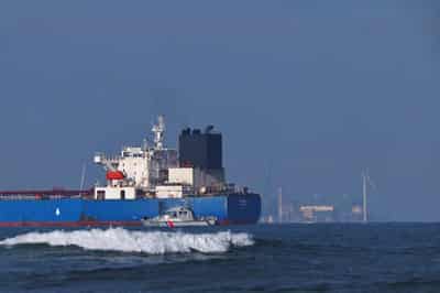 Image for Suspected Russian shadow fleet tanker 'GRINCH' grounded in Marseille port