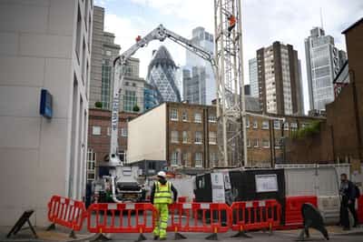 Image for UK construction firms shed most jobs since August 2020, PMI shows