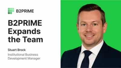 Image for B2PRIME Appoints Former oneZero Sales Head Stuart Brock as Institutional Business Development Manager
