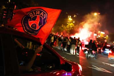 Image for Two dead and 500 arrested in France during PSG win celebrations
