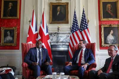 Image for US, EU, and Ukrainian officials to meet in UK on Saturday ahead of Trump-Putin meeting