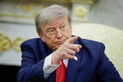 Image for Trump's ICC order violates free speech, advocacy groups say in lawsuit