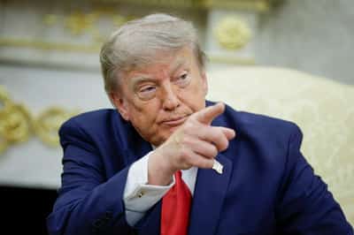 Image for Trump's ICC order violates free speech, advocacy groups say in lawsuit