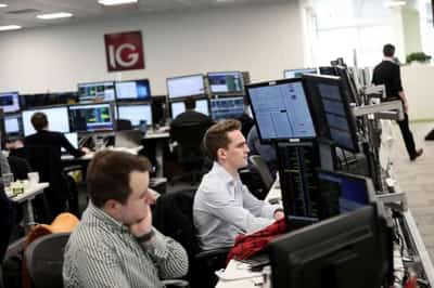 Image for Dollar gains, stocks retreat as inflation jitters return