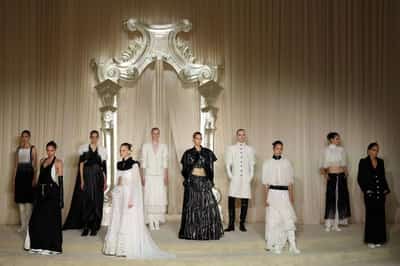 Image for Chanel shows haute couture in private salon setting at Grand Palais