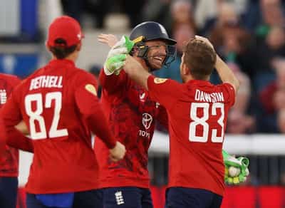 Image for Cricket-Buttler and Dawson shine as England beat West Indies in T20 opener