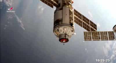 Image for International Space Station thrown out of control by misfire of Russian module -NASA