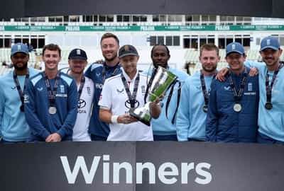 Image for Cricket-Root pleased with England's response to 'unusual summer'