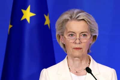 Image for EU says von der Leyen's plane GPS system was jammed, Russian interference suspected